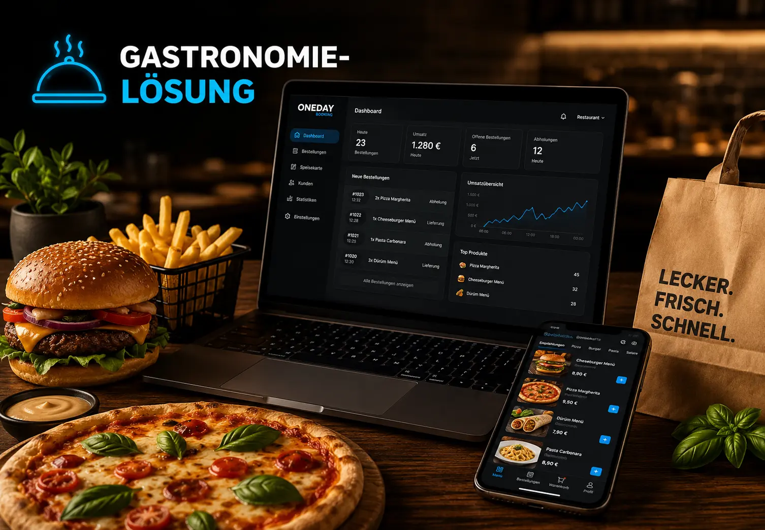 Provisionsfreies Online-Bestellsystem für Restaurants und Imbisse